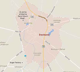 Deoband Location in India