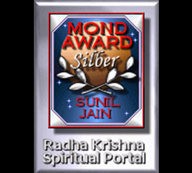 Radha Krishna Spiritual Portal Silver award